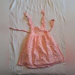 Mini Boden girls size 3-4 years, Floral print adjustable strap, lined, EUC